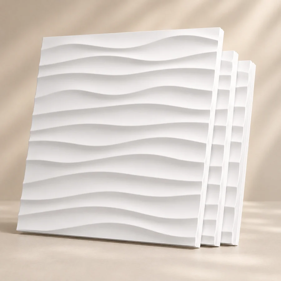 Onda 3D Bianco Caldo 2
