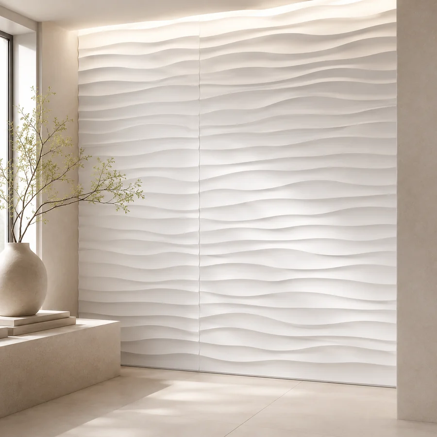 Onda 3D Bianco Caldo 4